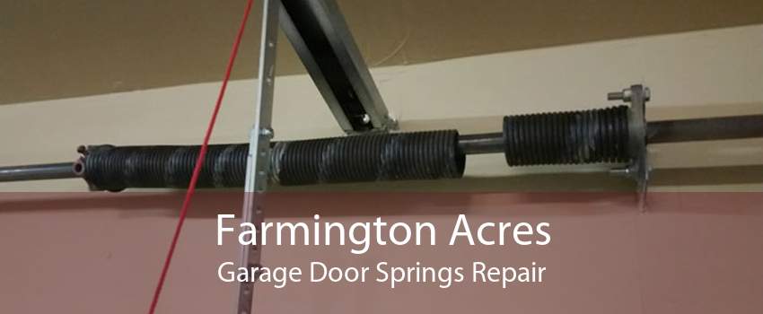 Farmington Acres Garage Door Springs Repair