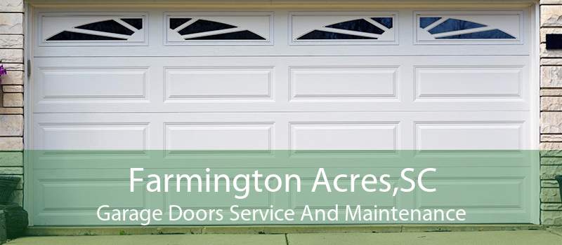 Farmington Acres,SC Garage Doors Service And Maintenance