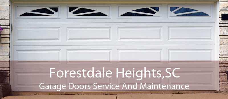 Forestdale Heights,SC Garage Doors Service And Maintenance