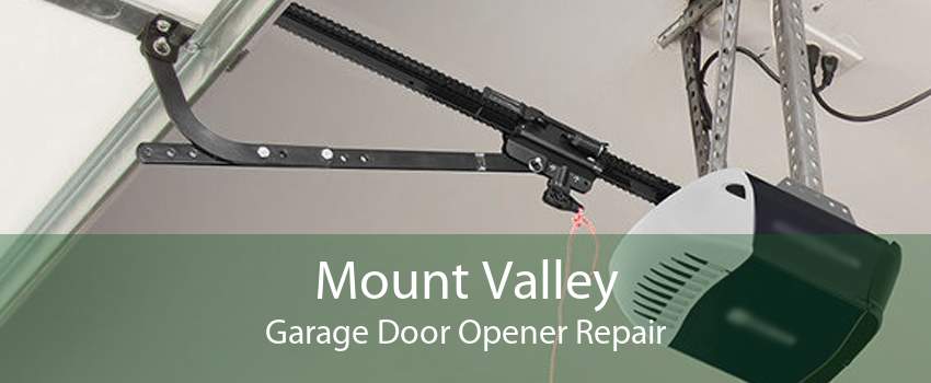 Mount Valley Garage Door Opener Repair
