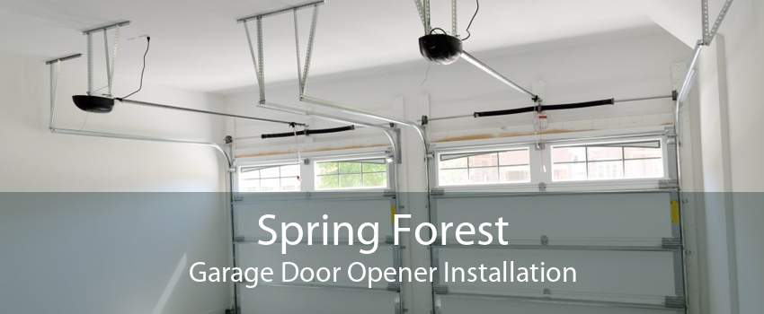 Spring Forest Garage Door Opener Installation