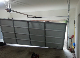 Garage Door Off Track Repair in Shoals Creek Subdivision